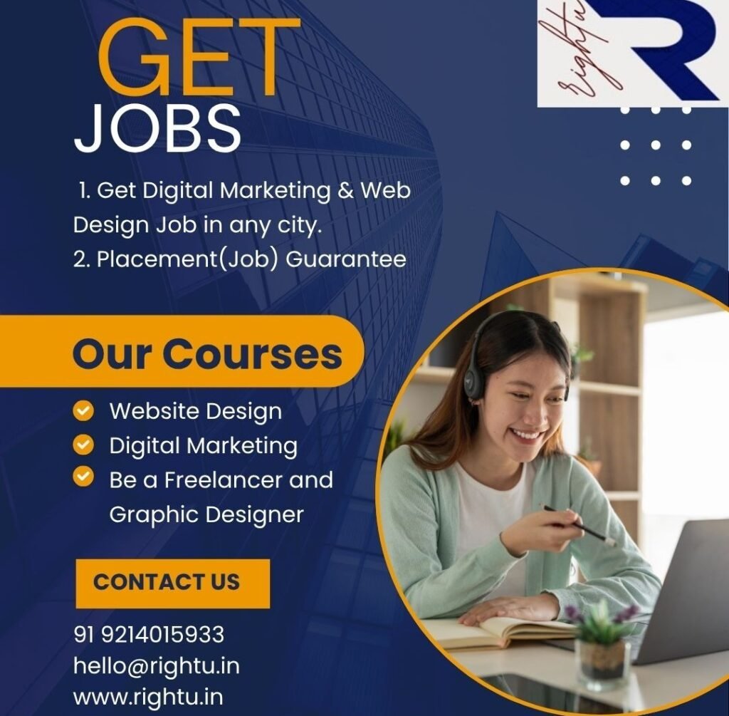 blue and orange modern online course instagram post 1